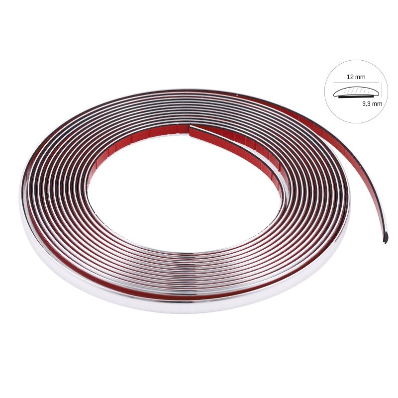 PROFILO CROMATO ADESIVO 12mm x 8mt (58990)