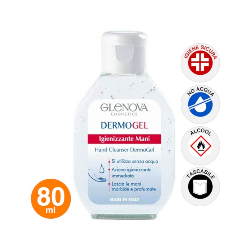 DERMOGEL IGIENIZZANTE MANI A BASE IDROALCOLICA 80ML