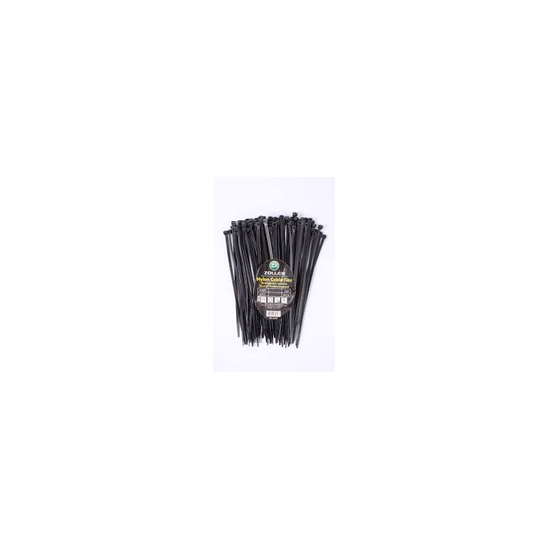 FASCETTE IN NYLON 3,6X300 NERO 100PZ