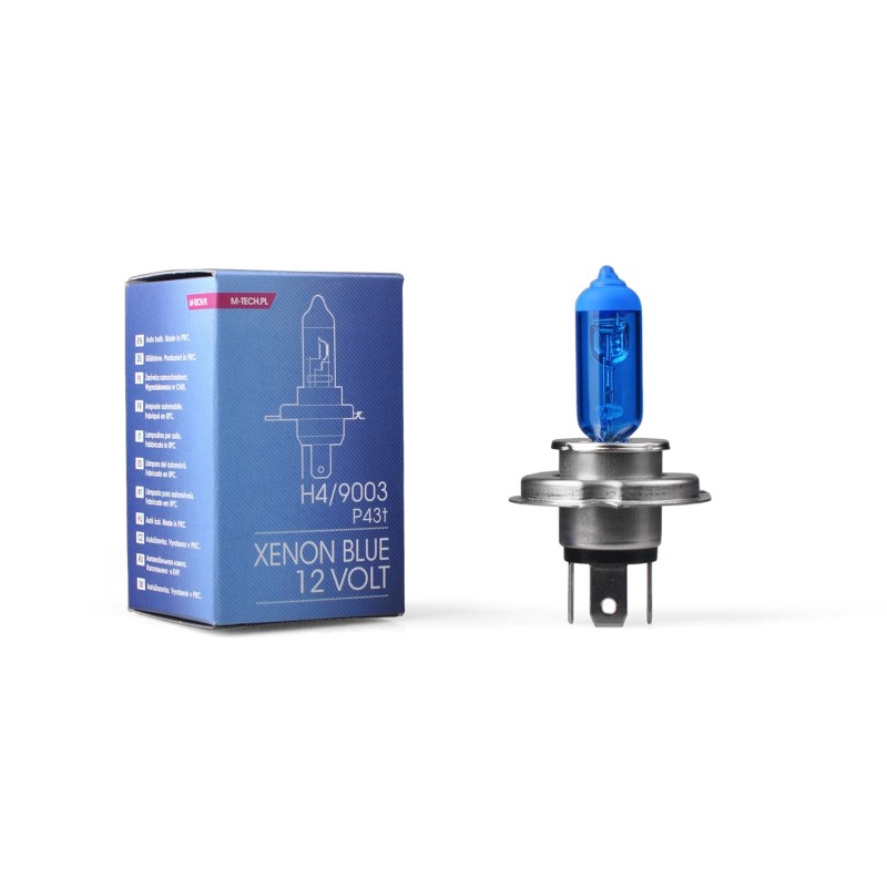 H4 12V 60/55W P43t XENON BLUE M-TECH