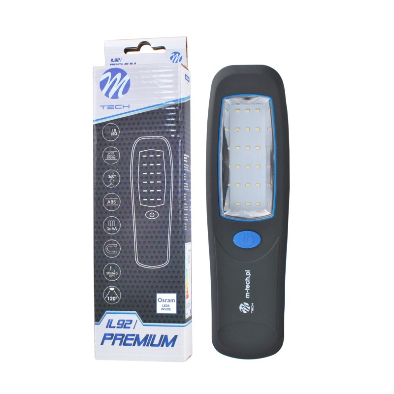 LAMPADA DA ISPEZIONE PREMIUM 18SMD 3xAA