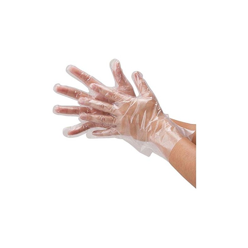 100 GUANTI MONOUSO IN POLIETILENE HDPE