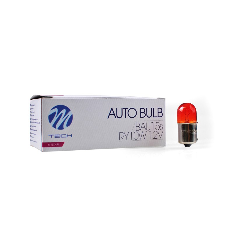 RY10W 12V 10W AMBRA BAU15S M-TECH