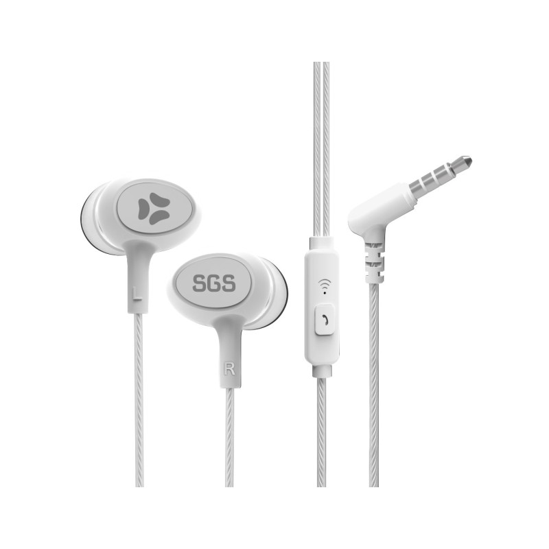SGS BEAN MUSIC AURICOLARE STEREO BIANCO
