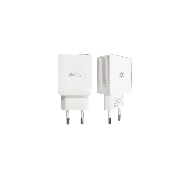 SGS CARICABATTERIE DUAL USB 2.1AMP IC