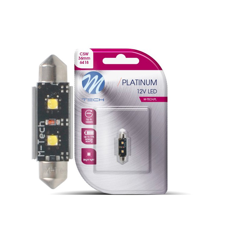 C5W 36mm OSRAM L813W 2xHP LED 12V BIANCO