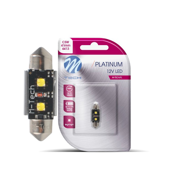 C5W 41mm OSRAM L814W 2xHP LED 12V BIANCO